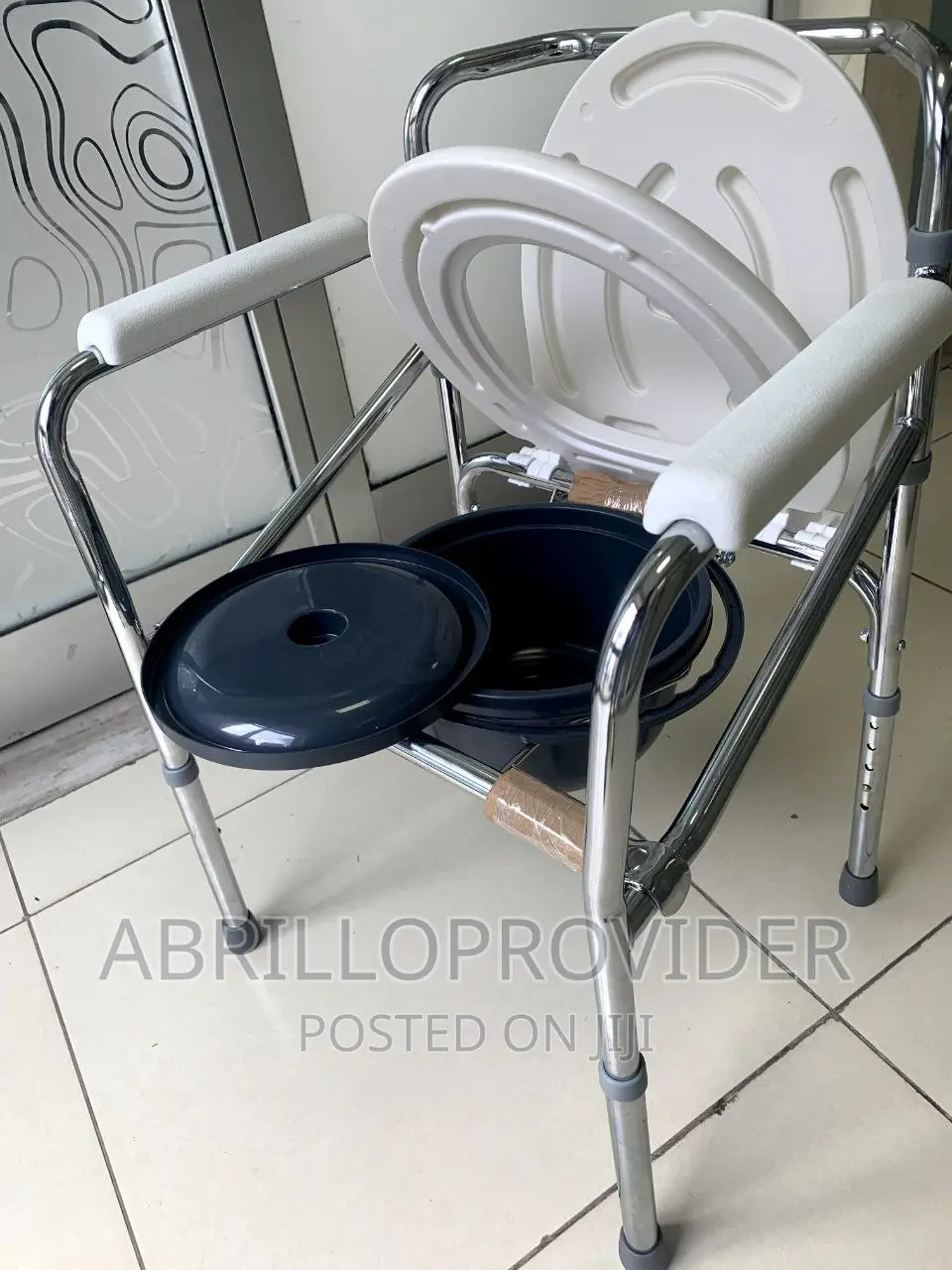 Medical Toilet Chair_ፎልዲንግ Chair_commode Chair_elderly Chair
