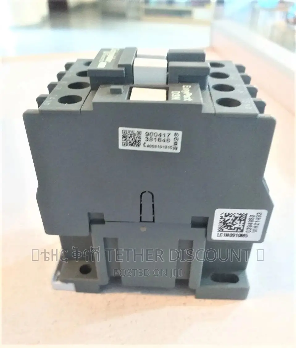 Schneider Contactor 1pcs አዲስ የኤሌክትሮማግኔቲክ ማብሪያና ማጥፊያ Lc1n0910