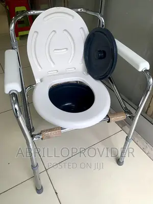 Photo - Auxilary Eldelry Chair=Commode Chair=Folding Chair=Toilet