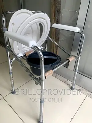 Photo - Shower Chair|Elderly Toilet Chair|Commode Chair-Folding