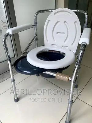 Photo - Adjusted Hight Commode Chair|Folding Chair:Toilet Chair|