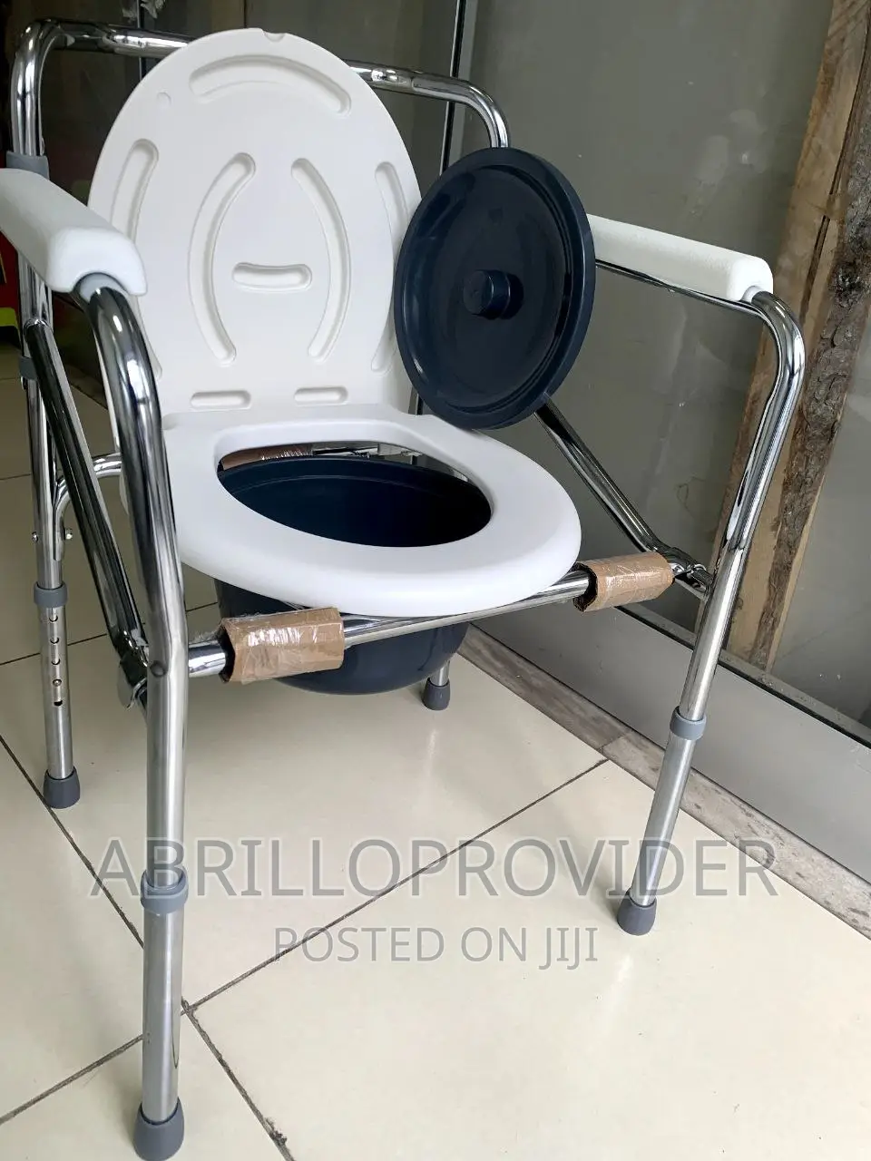 የሚታጥብ እና የሚታጠፍ Toilet Chair|Commode Chair|ፎልዲንግ Chair/Potty