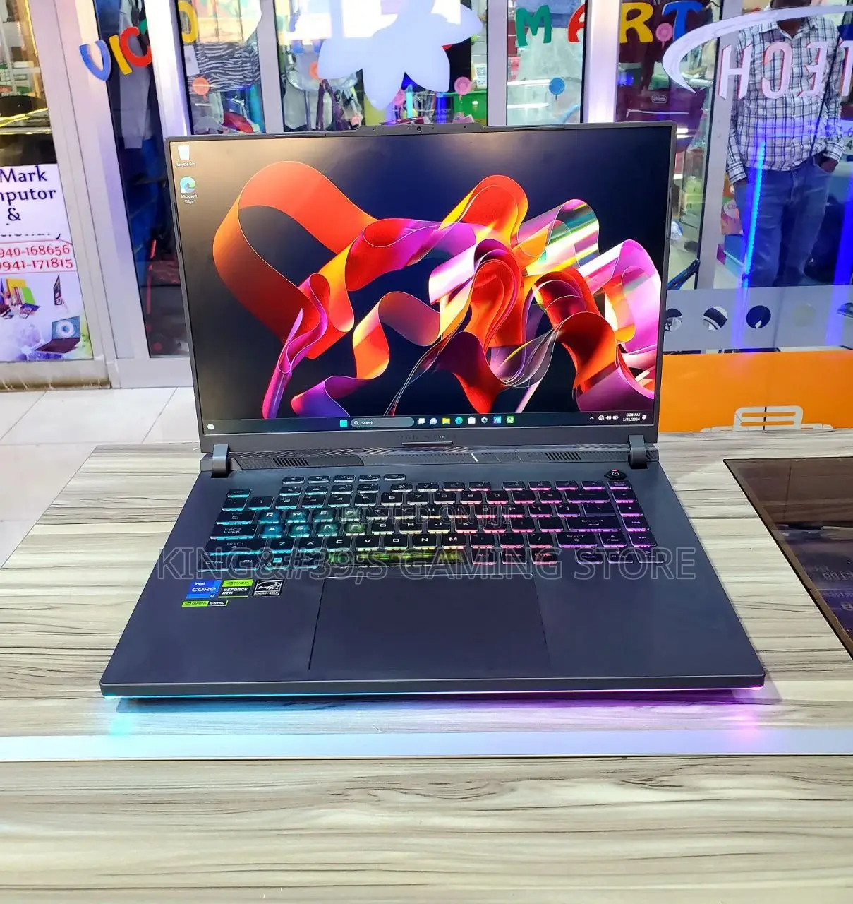 New Laptop Asus ROG Strix G15 16GB Intel Core i7 SSD 1T
