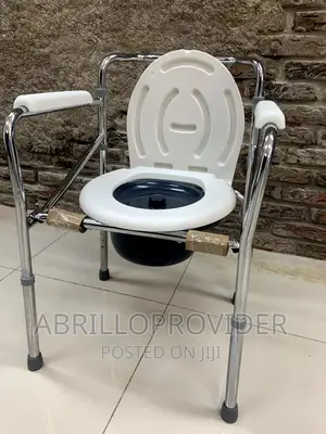 Photo - Toilet Elderly Seat Chair|Commode Chair|Folding Toilet Chair