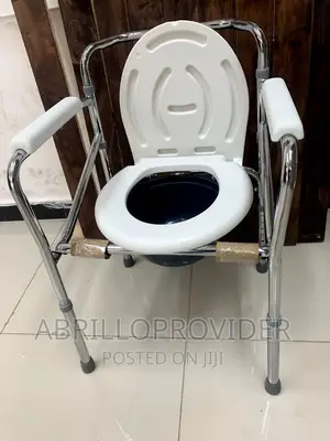 Photo - Folding Toilet Eldery Chair|Shower Chair|Commode Chair