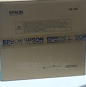 Brand New EPSON Projector With Manual CD and Cartoon