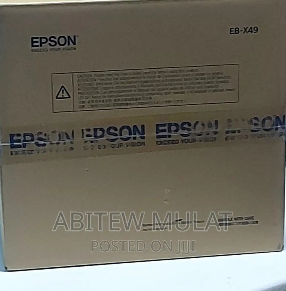 Brand New EPSON Projector With Manual CD and Cartoon