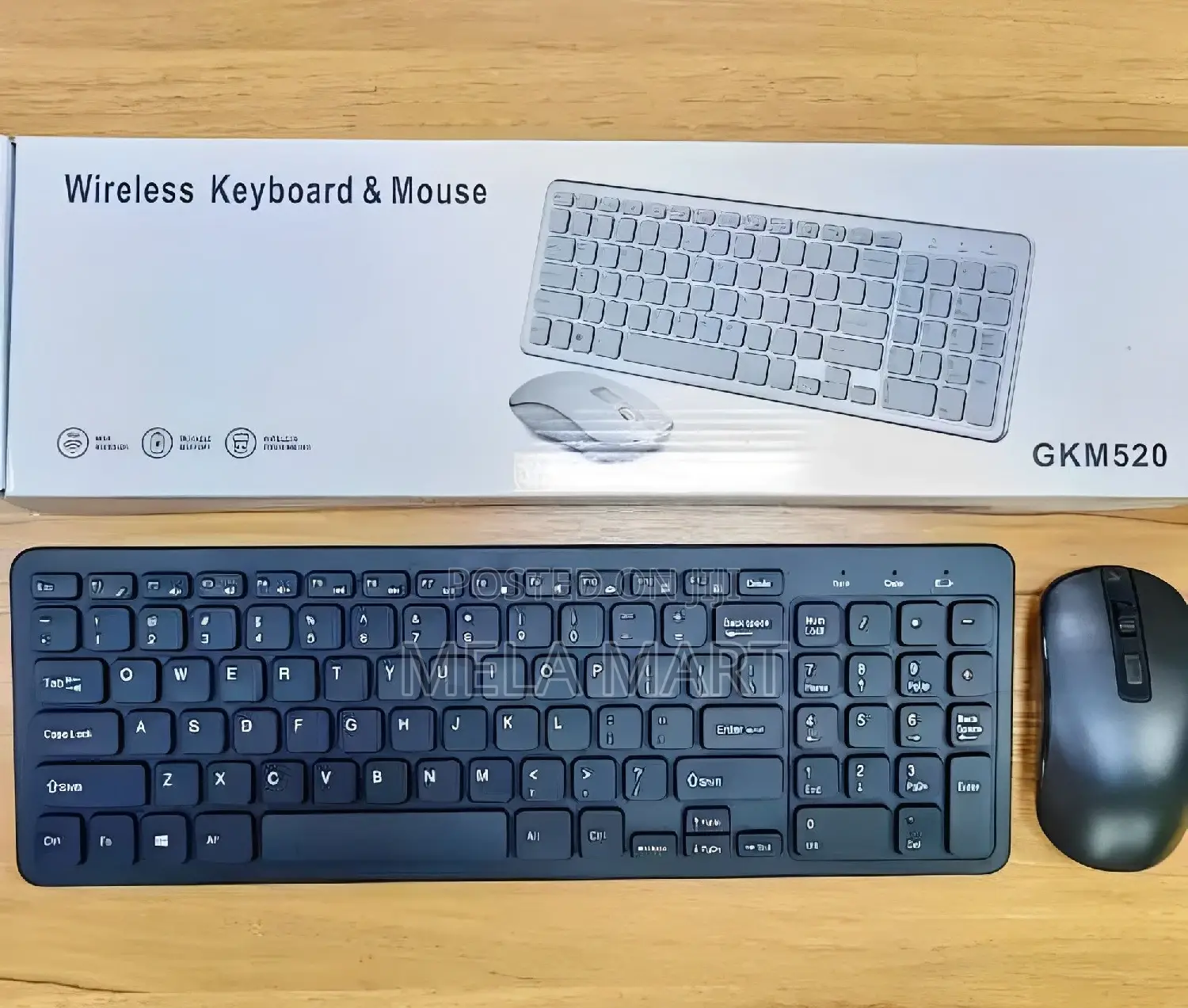 Wireless Keyboard and Mouse ገመድ አልባ ኪቦርድ እና ማውዝ