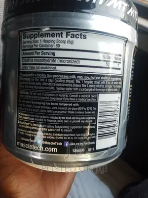 Muscletech Platinum Creatine 400gm(Micronized)