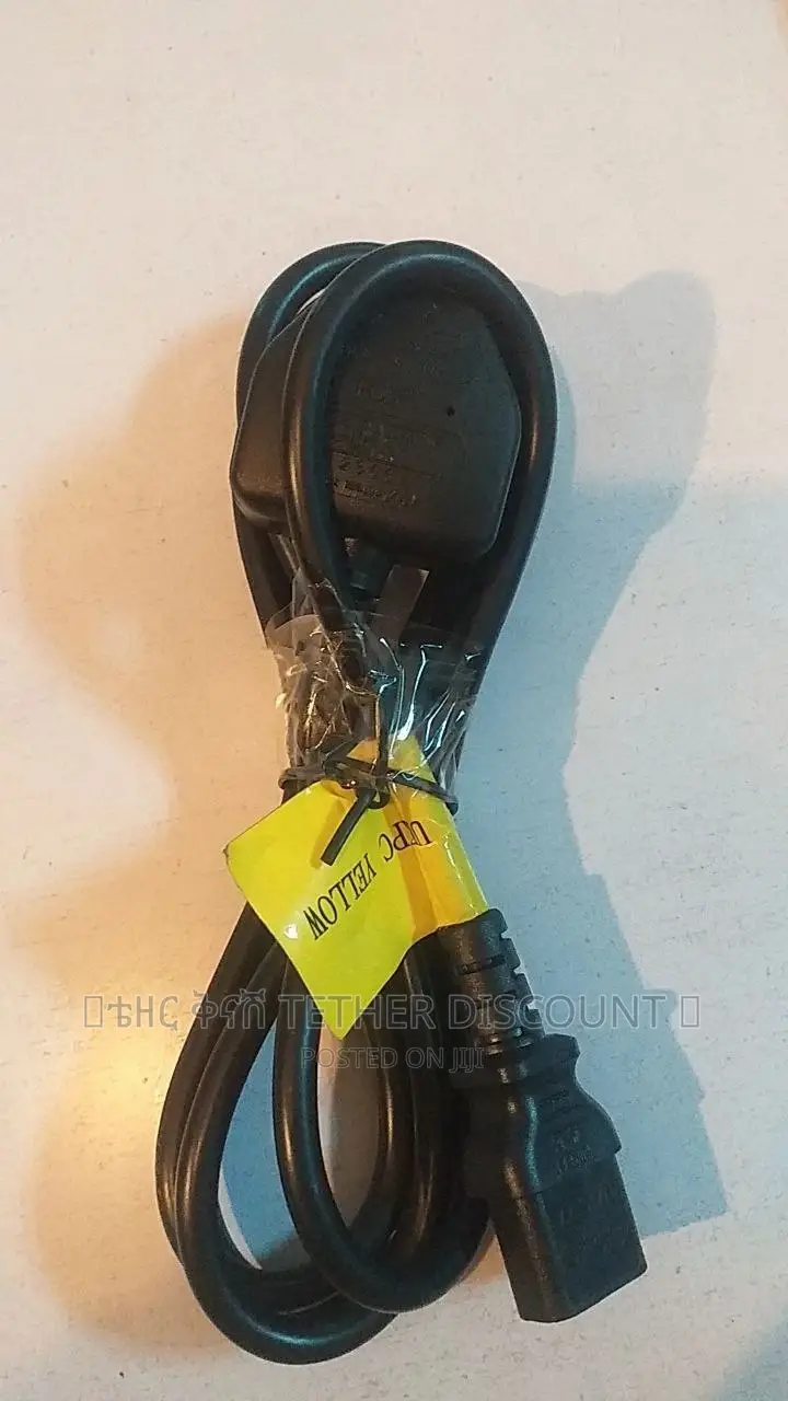 Orignal 3 Pin Plug Computer Power Cable New Packed