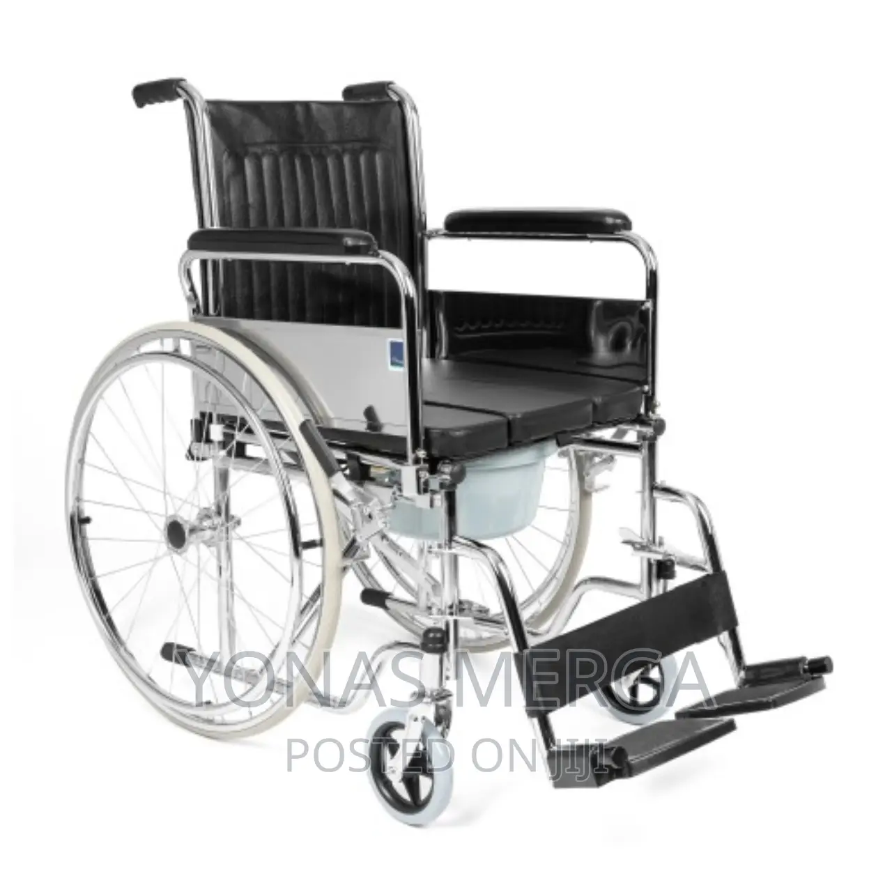 3 in 1 Commode Wheelchair】Toilet/Chair/Wheelchair 3 in 1