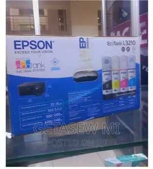 Epson Ecotank L3210 All-in-one Ink Tank Printer Color Print