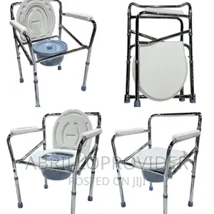 Photo - ለታካሚዎች መፅዳጃ Toilet Seat Chair|Folding Chair\Commode Chair