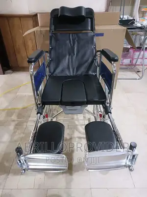 Photo - Reclininig Toilet Wheelchair|Paralized Patients Wheelchair