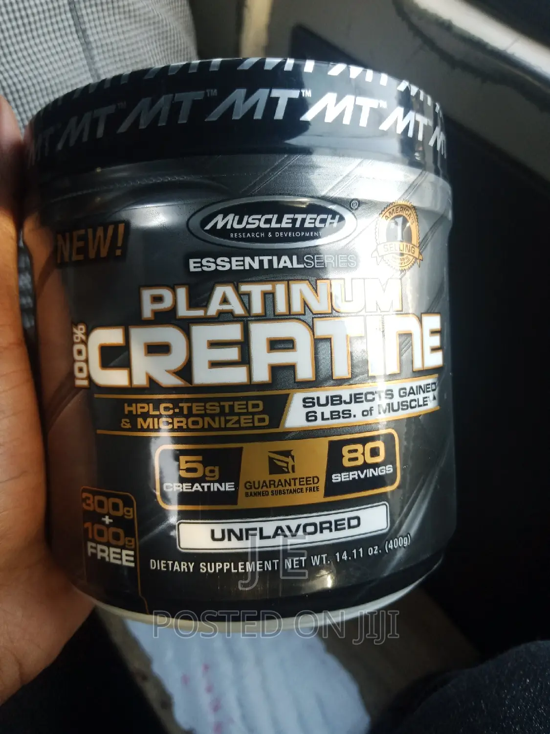 Platinum Creatine 400gm(Muscletech)