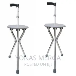 Walking Stick Seat,Folding Massage Cane Seat,Crutch Chair