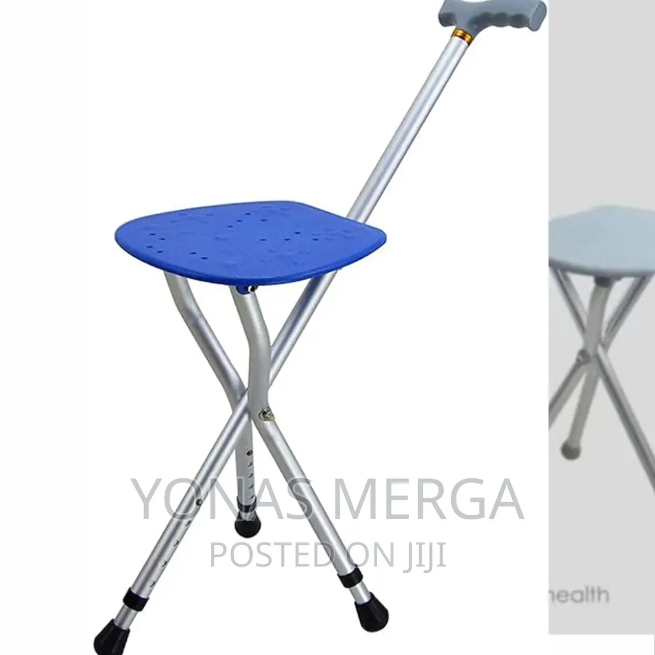 Durable Walking Stick Aluminum Alloy Metal Chair Seat Stool