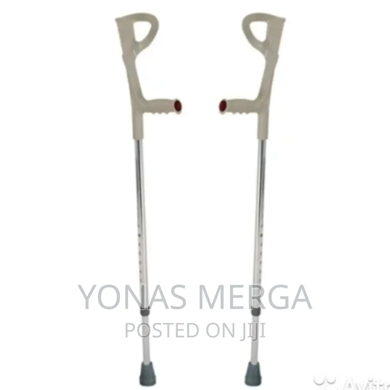 Crutches Adults - 2pcs Forearm Crutches,With Non-slip Feet