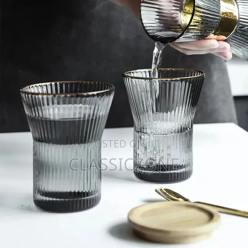 Glass Kettle Set መጠጫ ብርጭቆ