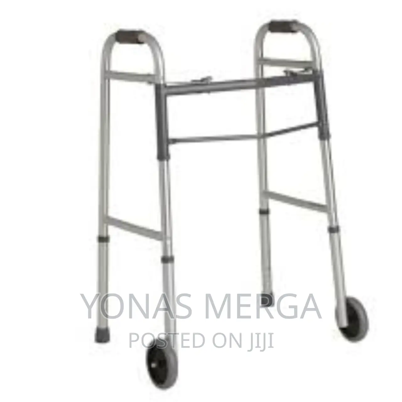 Guardian Two-Button Folding Walkers With 5" Wheels • Walkers