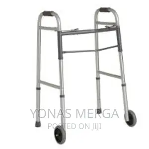 Guardian Two-Button Folding Walkers With 5" Wheels • Walkers
