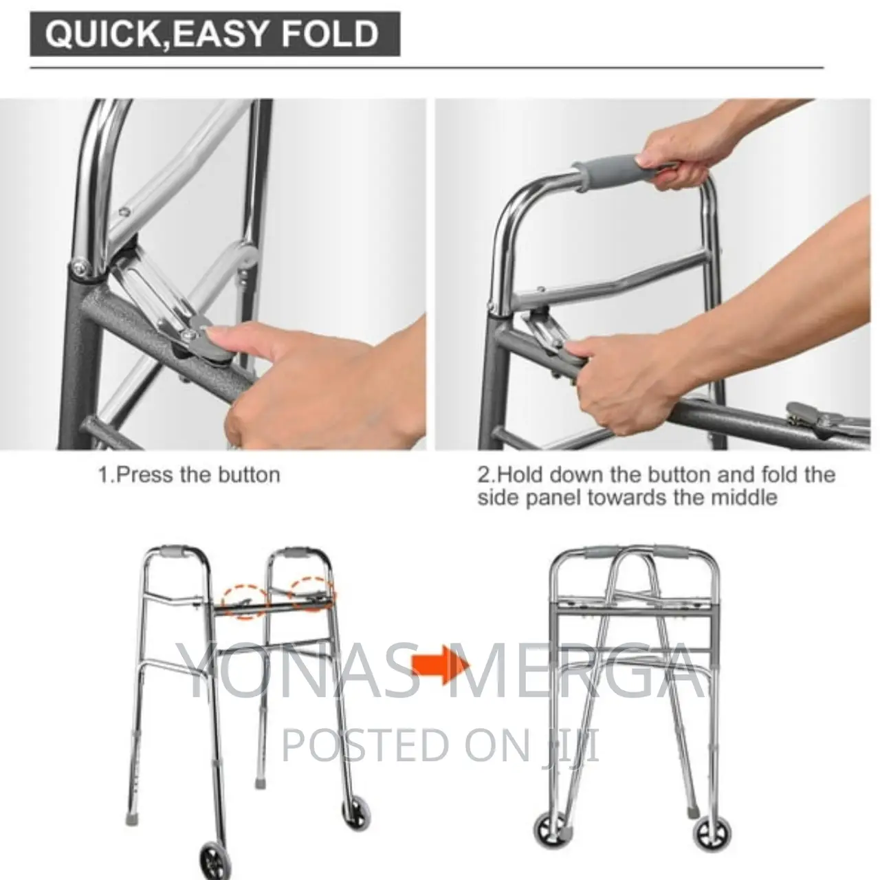 Medical Walker With Adjustable ,Stable for Person Walker