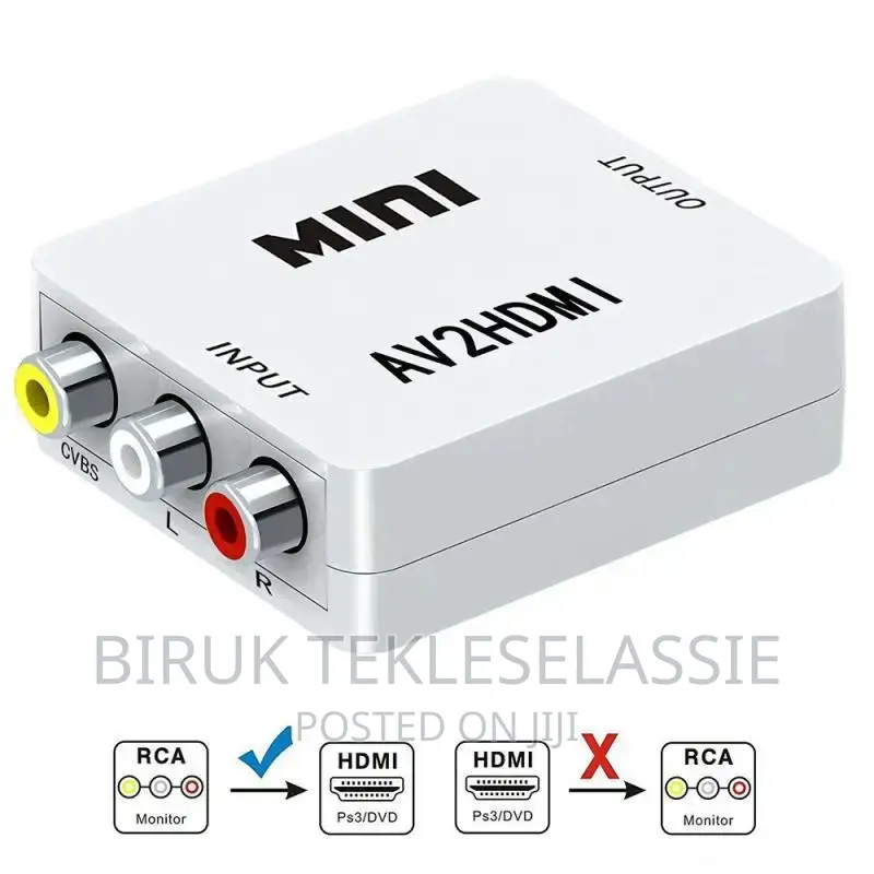 Av (Rca) to Hdmi Converter