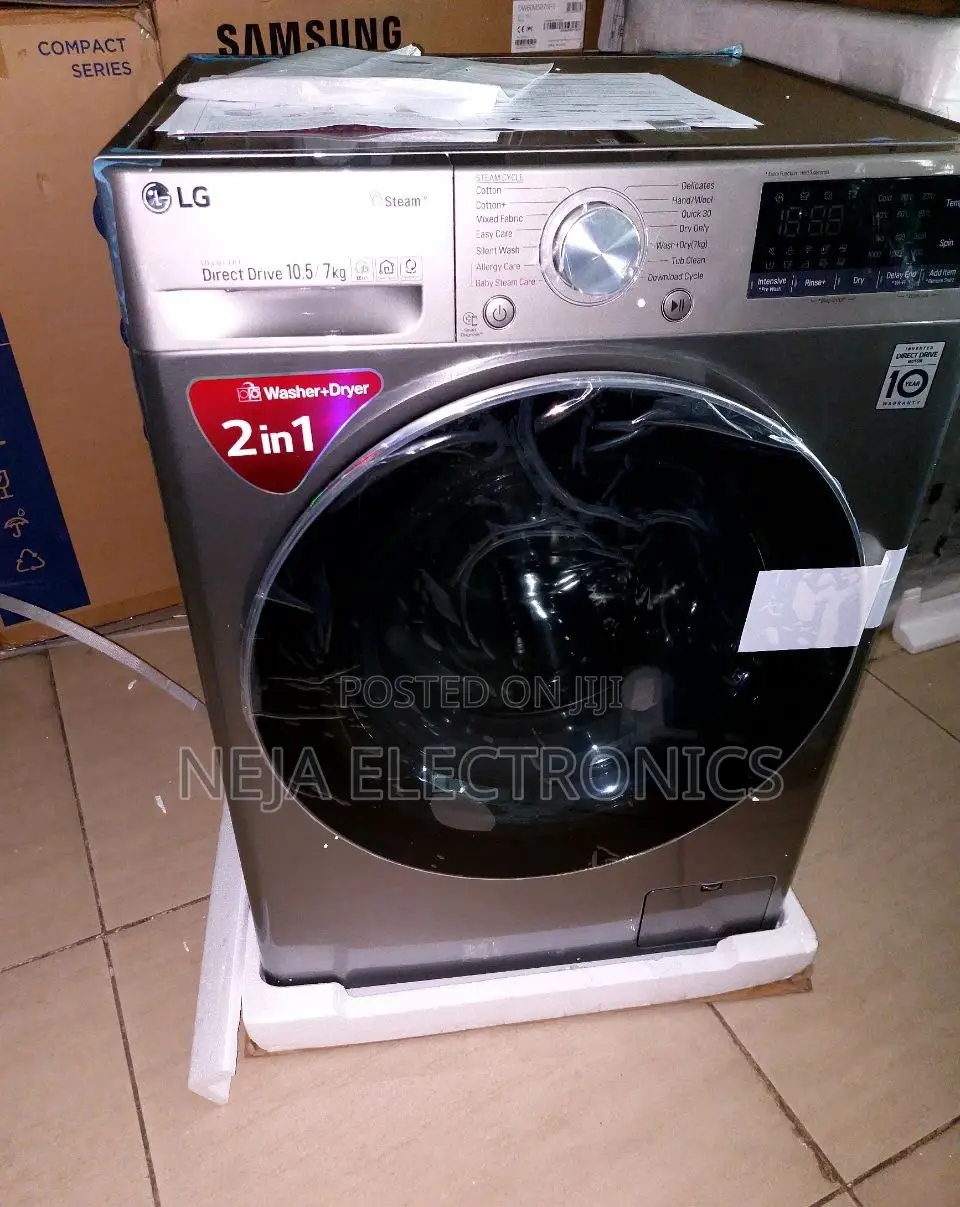 Lg Washing Machine 100% Dryeres 10,5/7kg Full Automatic For