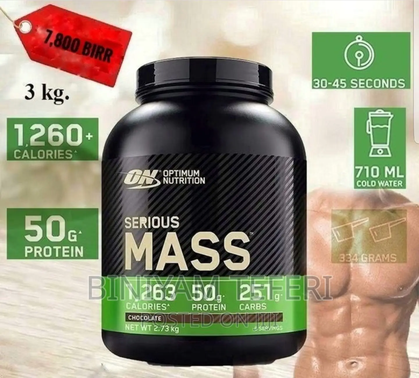 Mass Tech Body Mussels Builder