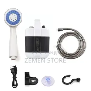 በቻርጅ የሚሰራ ተንቀሳቃሽ ሻወር ፓምፕ Portable Outdoor Shower Pump