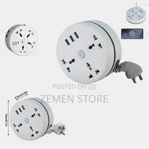 Gelistar Retractable Power Strip ቦለ ብዙ ጥቅም ሶኬት መሰኪያ
