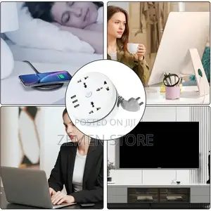 Gelistar Retractable Power Strip ቦለ ብዙ ጥቅም ሶኬት መሰኪያ