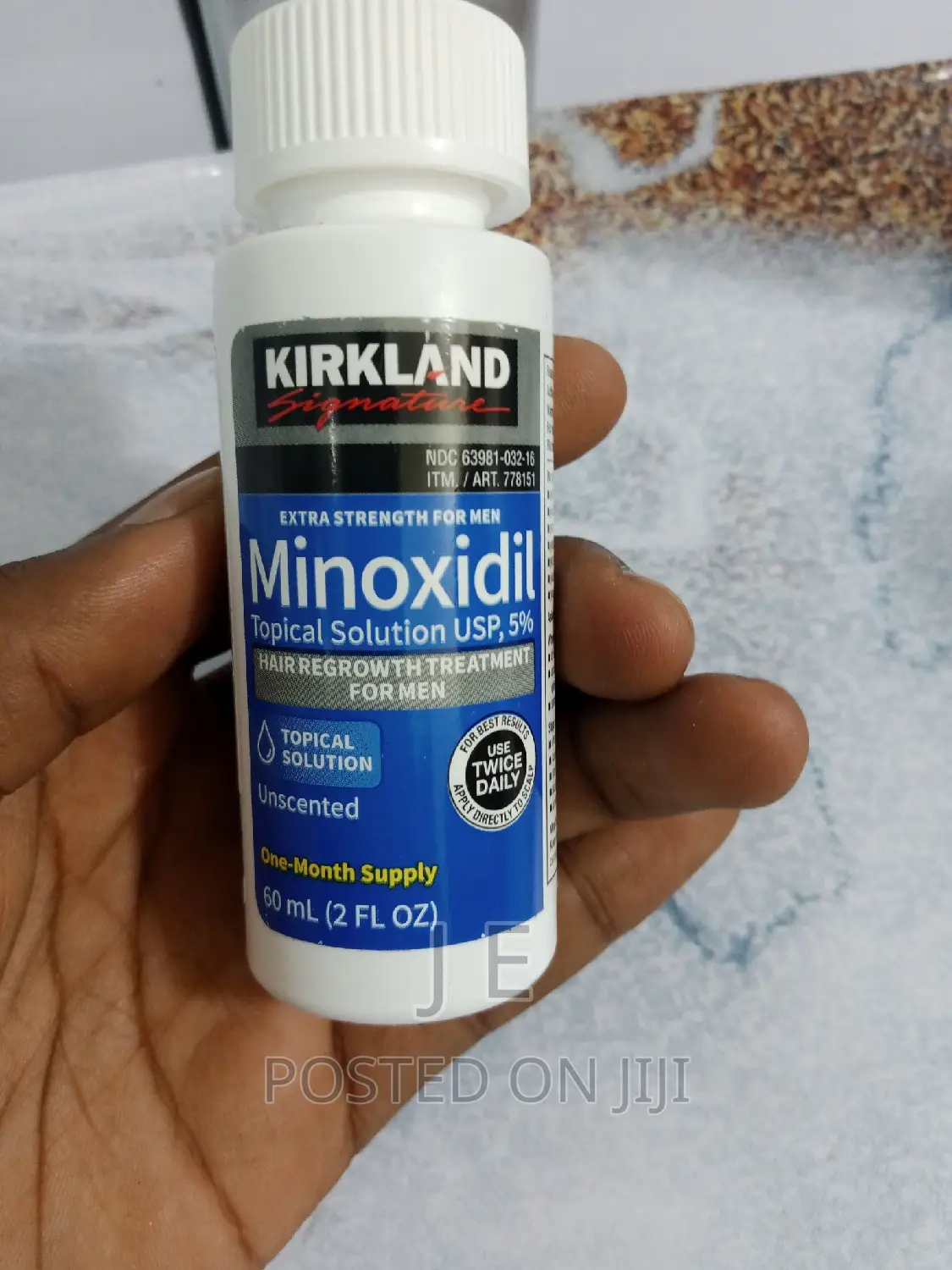 Kirkland Minoxidil ለፀጉር እና ለፂም እድገት