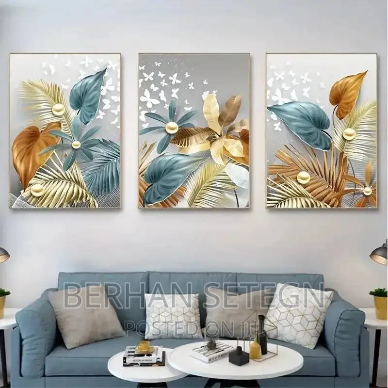 WALL Arts(CANVAS ) ተገጣጣሚ የግድግዳ ምስሎች