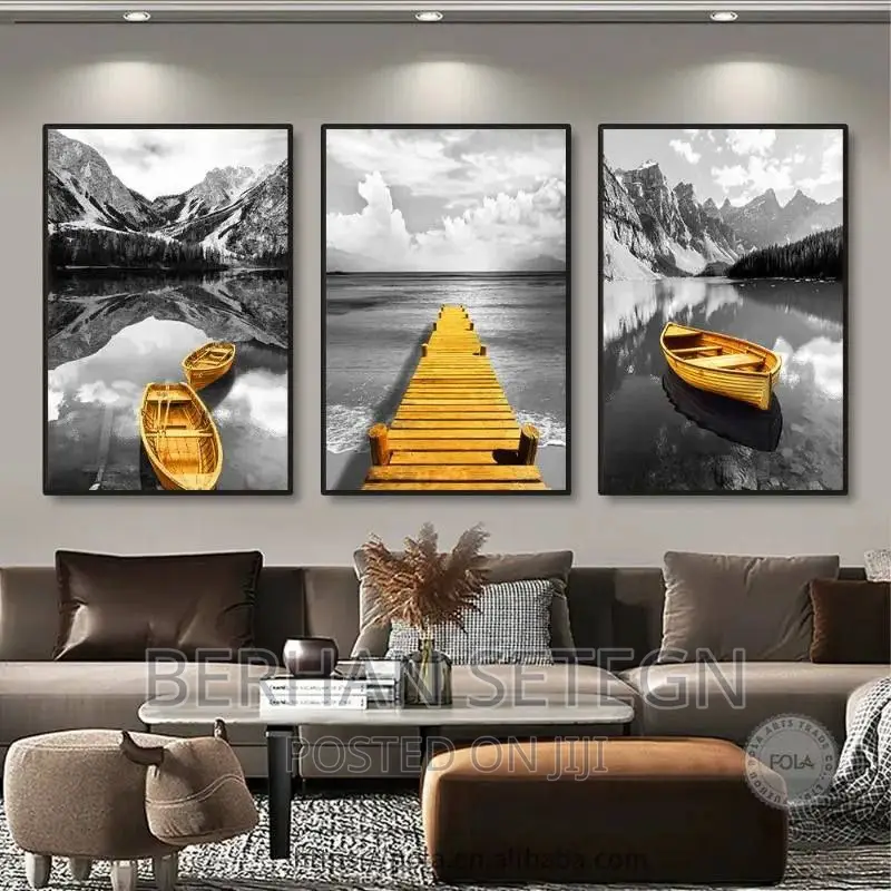 WALL Arts(CANVAS ) ተገጣጣሚ የግድግዳ ምስሎች