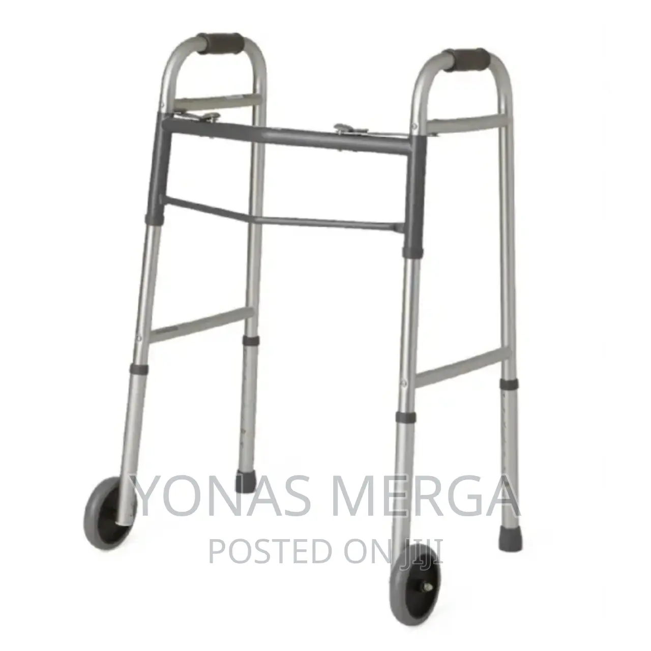 Walker Plain Double Frame Balanced Adjustable Adult Walker