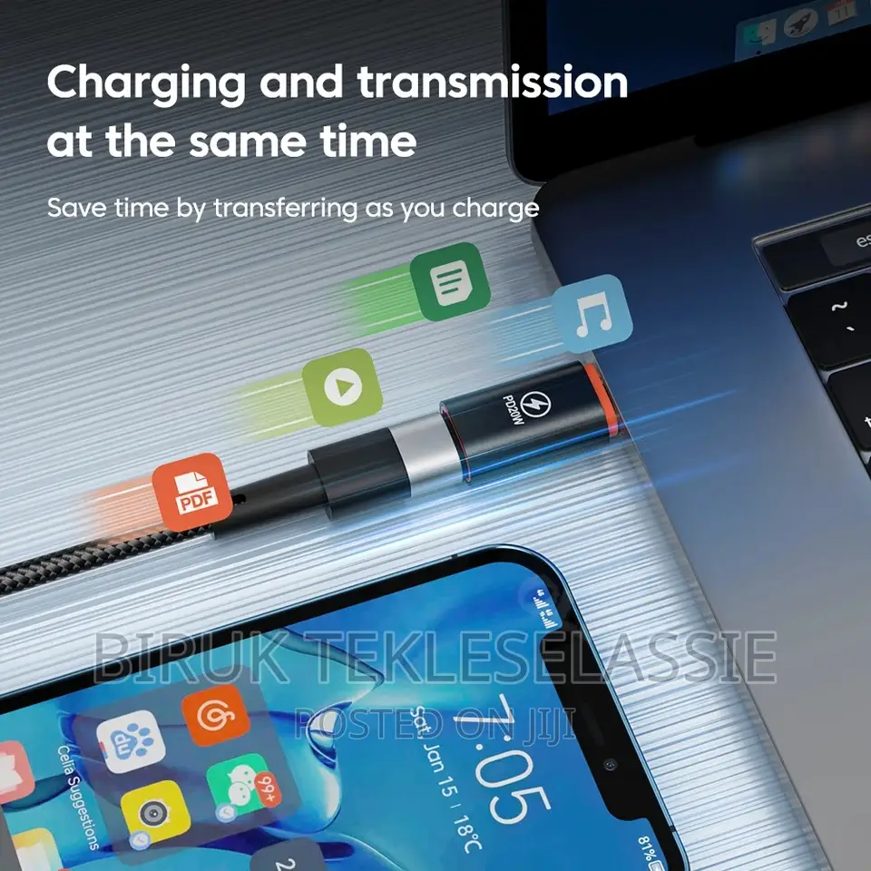 Type C to Lightning iPhone Converter Otg