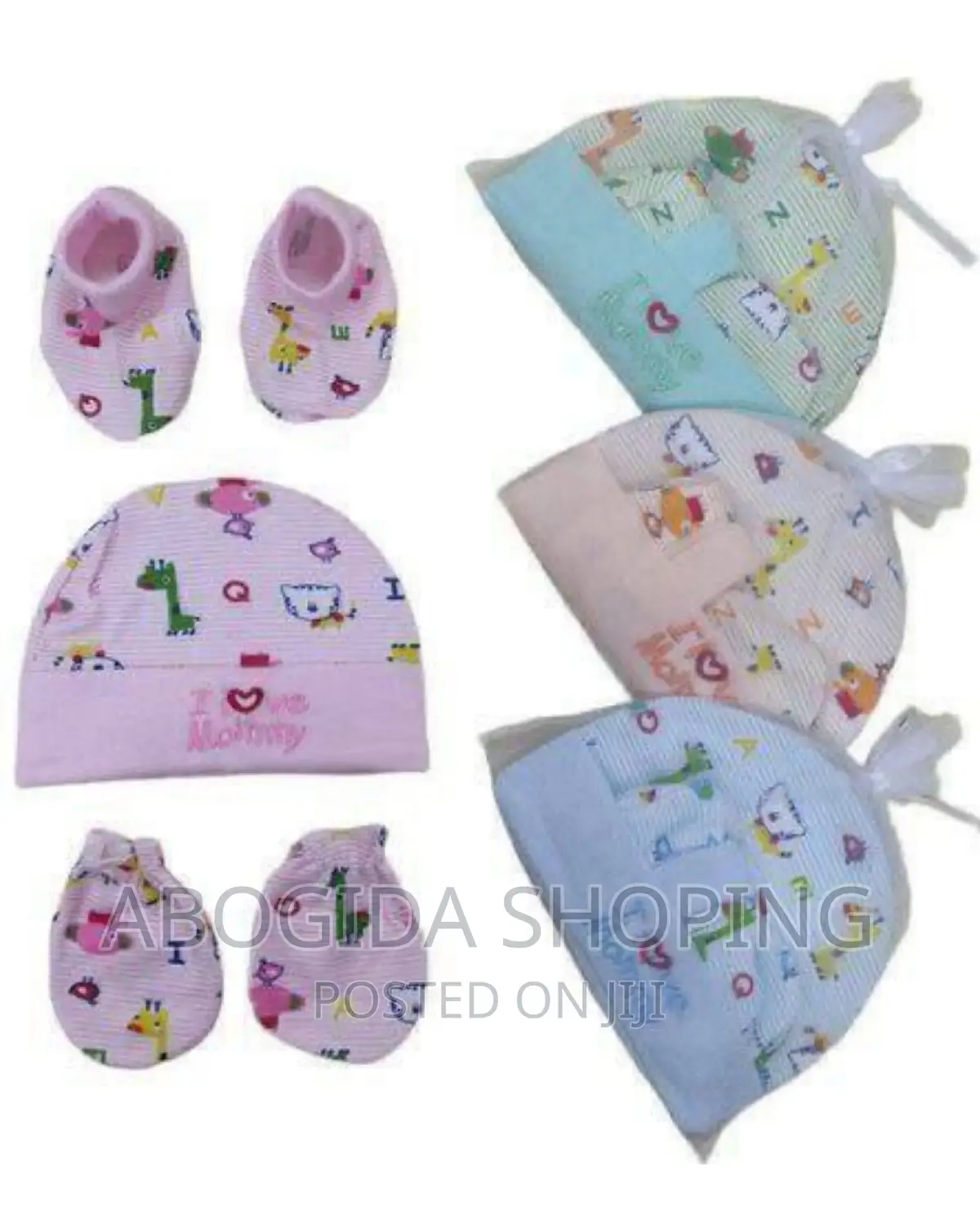 3 ፒስ ኮፍያ ካልሲ ጓንት