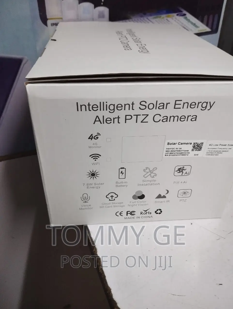ለገጠር እና ለእርሻ ቦታዎች መብራት በሚቁራረጥበት Solar Security Camera
