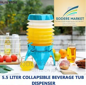 5.5 Liter Collapsible Beverage Tub Dispenser