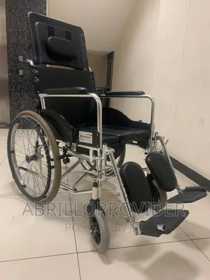 Strong Reclninig Wheelchair|Commode Toilet Wheelcahir|USED