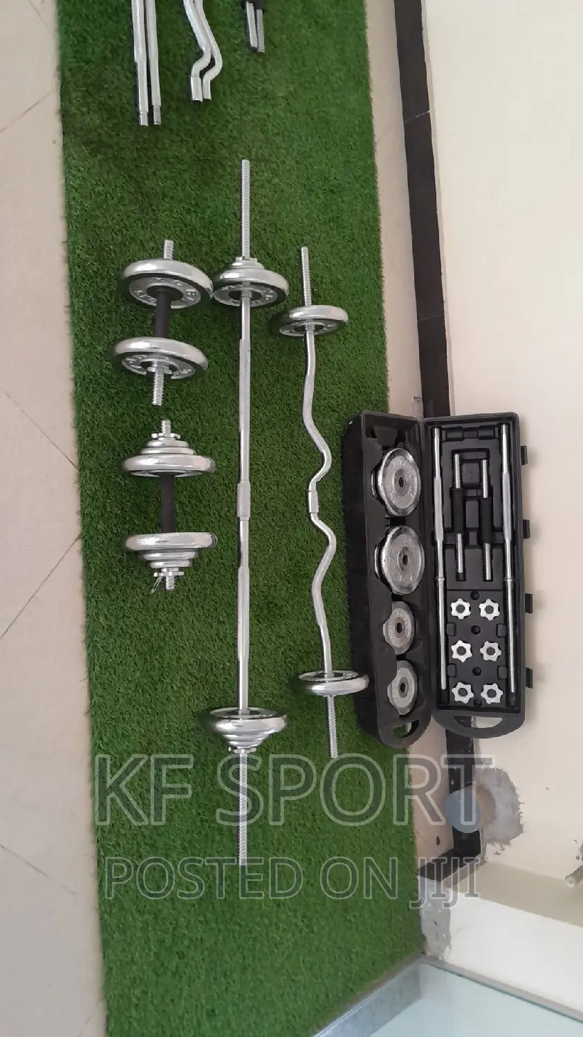 York Adjustable Dumbbell and Barbell( for Home Workout)