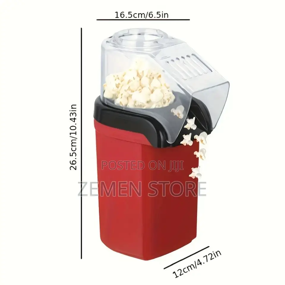 ያለ ዘይት ፈንድሻ ማፍክያ አስደናቂ ማሽን Automatic Electric Popcorn Maker
