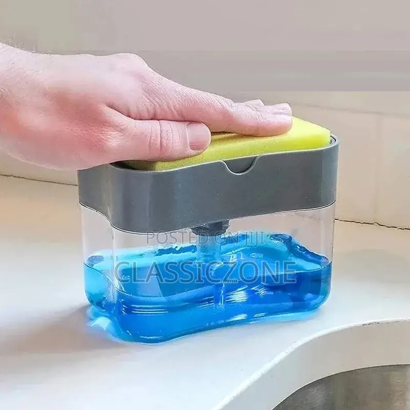 Soap Pump Dispenser With Sponge