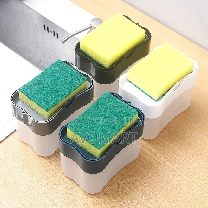 Soap Pump Dispenser With Sponge