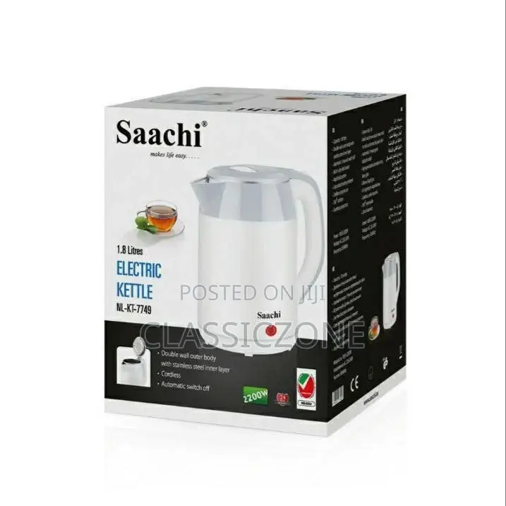 ሳቺ ውሃ ማፍያ Saachi Electric Kettle