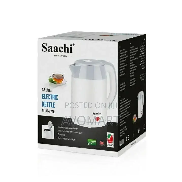 ሳቺ ውሃ ማፍያ Saachi Electric Kettle