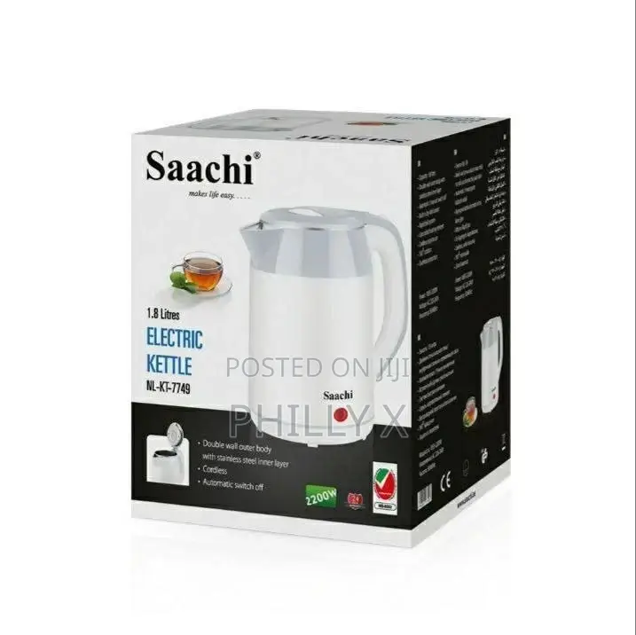 ሳቺ ውሃ ማፍያ Saachi Electric Kettle