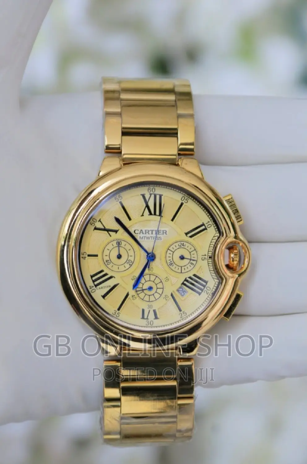 Cartier Watch +Cartier Bracelet + Luxury Watch Box