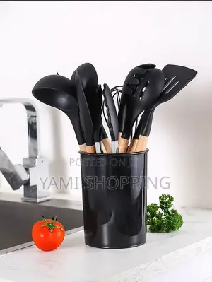 Photo - 12pcs Silcone Kitchen Utensils Set